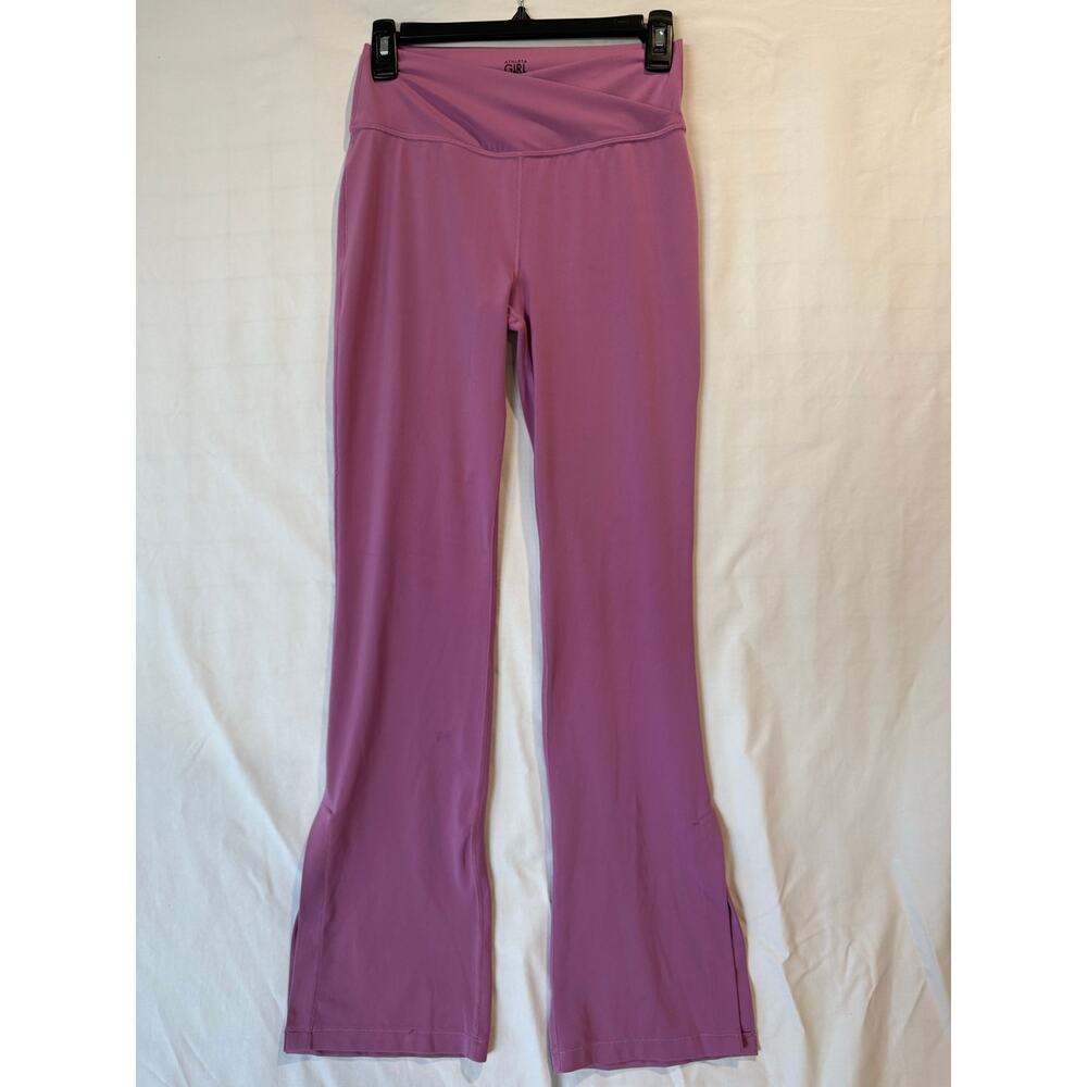 Athleta Girl Transcend Crossover Pant XL Iceplant Pink athleisure yoga soft